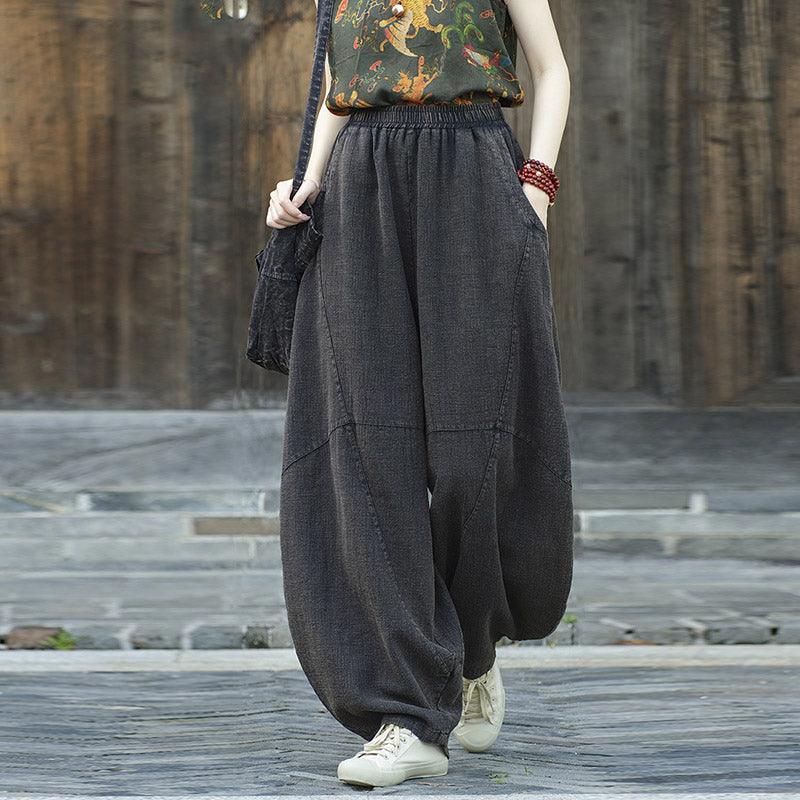 Nimara Ritual Pants Harem Trousers Loose Zen Yoga Tai Chi Women's Pants
