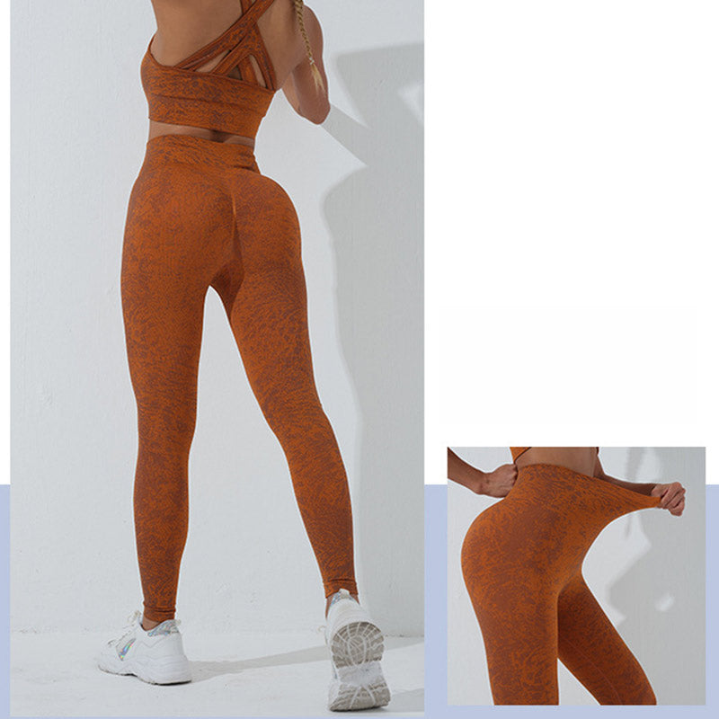 Nimara Ritual Seamless Fitness Crop Tank Top High Waist Leggings Pants Sports Gym Yoga Outfits