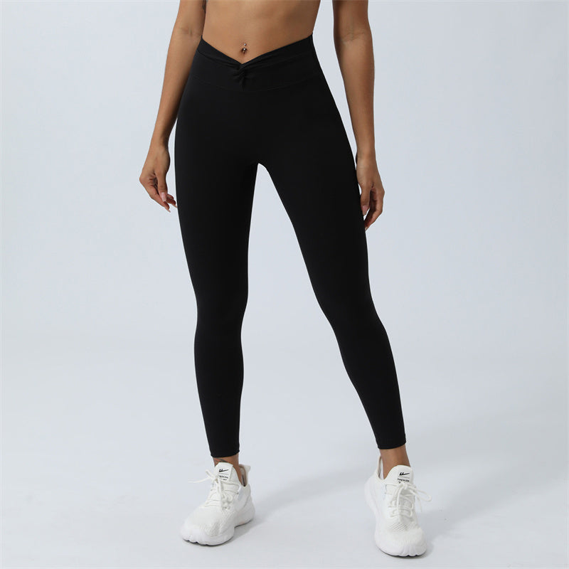 Nimara Ritual Women Workout Long Sleeve Crisscross Backless Top Tee Leggings Sports Fitness Yoga Outfit