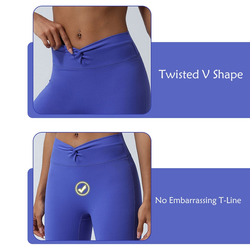 Nimara Ritual Women Workout Long Sleeve Crisscross Backless Top Tee Leggings Sports Fitness Yoga Outfit