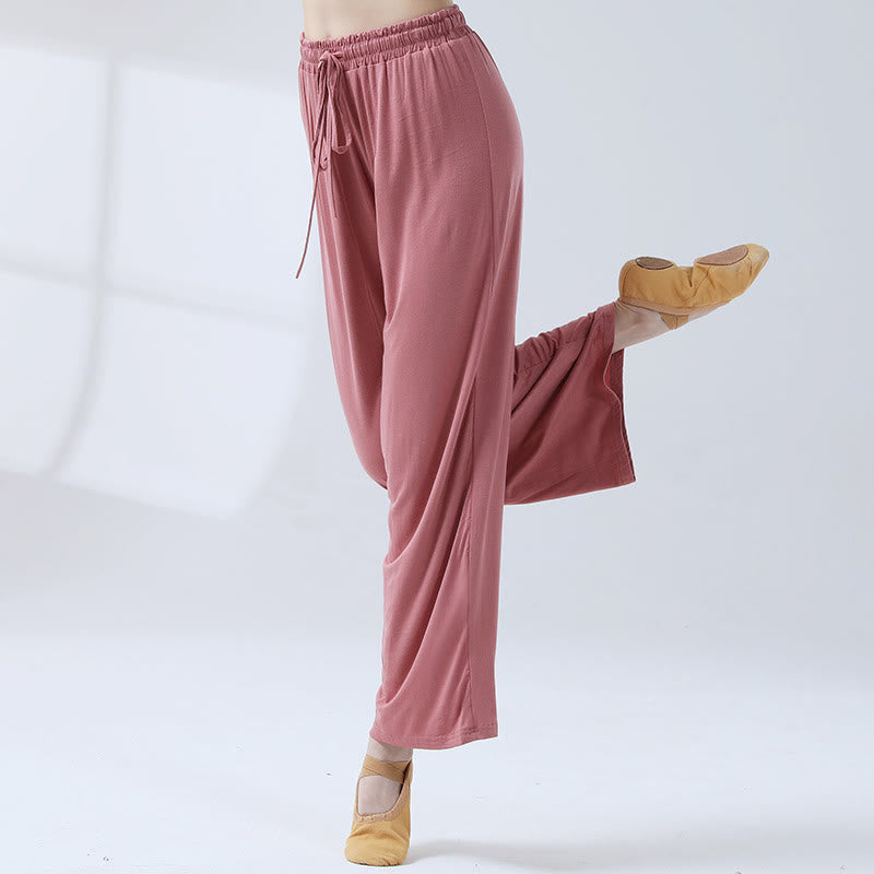 Nimara Ritual Loose Modal Drawstring Wide Leg Pants For Yoga Dance