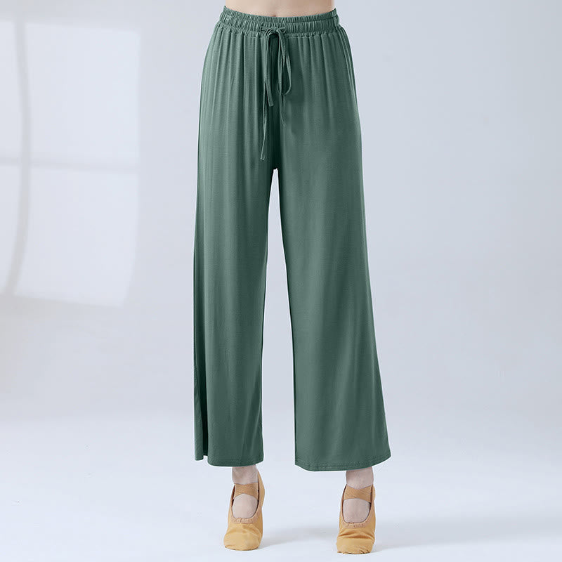 Nimara Ritual Loose Modal Drawstring Wide Leg Pants For Yoga Dance