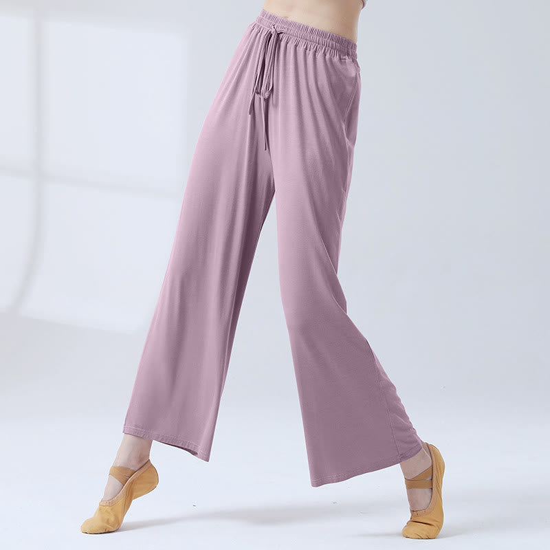 Nimara Ritual Loose Modal Drawstring Wide Leg Pants For Yoga Dance