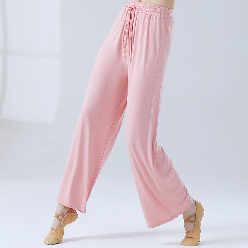 Nimara Ritual Loose Modal Drawstring Wide Leg Pants For Yoga Dance