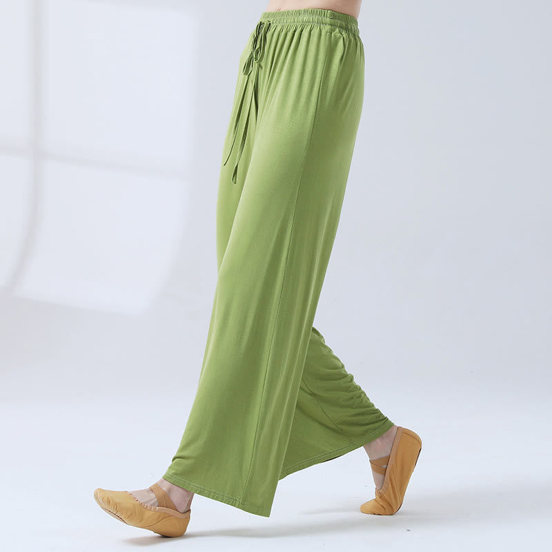 Nimara Ritual Loose Modal Drawstring Wide Leg Pants For Yoga Dance