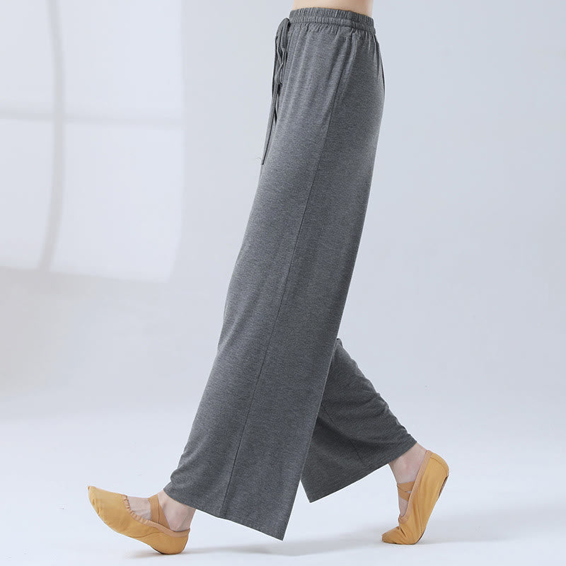 Nimara Ritual Loose Modal Drawstring Wide Leg Pants For Yoga Dance