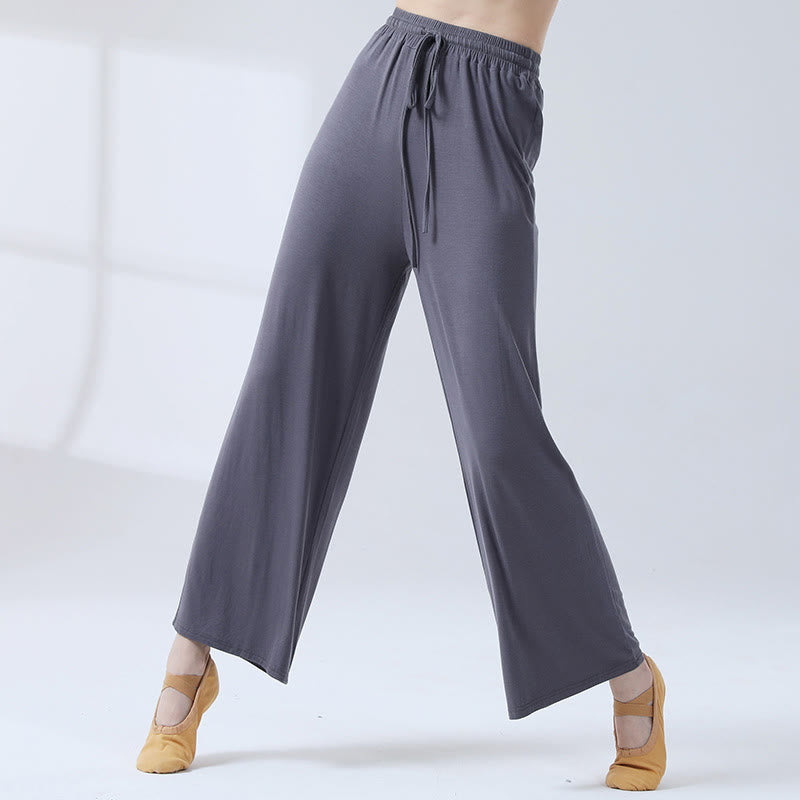 Nimara Ritual Loose Modal Drawstring Wide Leg Pants For Yoga Dance