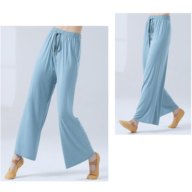 Nimara Ritual Loose Modal Drawstring Wide Leg Pants For Yoga Dance