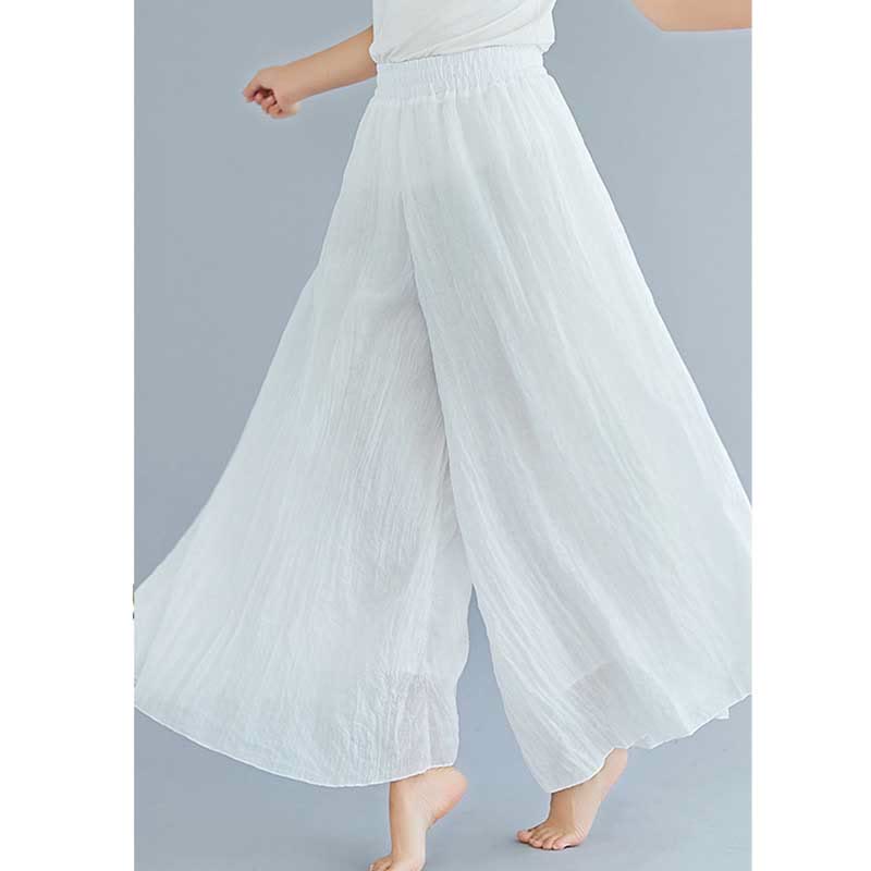 Nimara Ritual Women Casual Loose Cotton Linen Wide Leg Pants For Yoga Dance