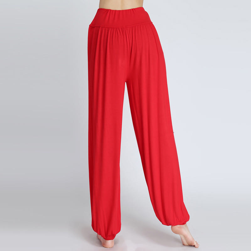 Nimara Ritual Solid Color Yoga Dance Long Harem Pants