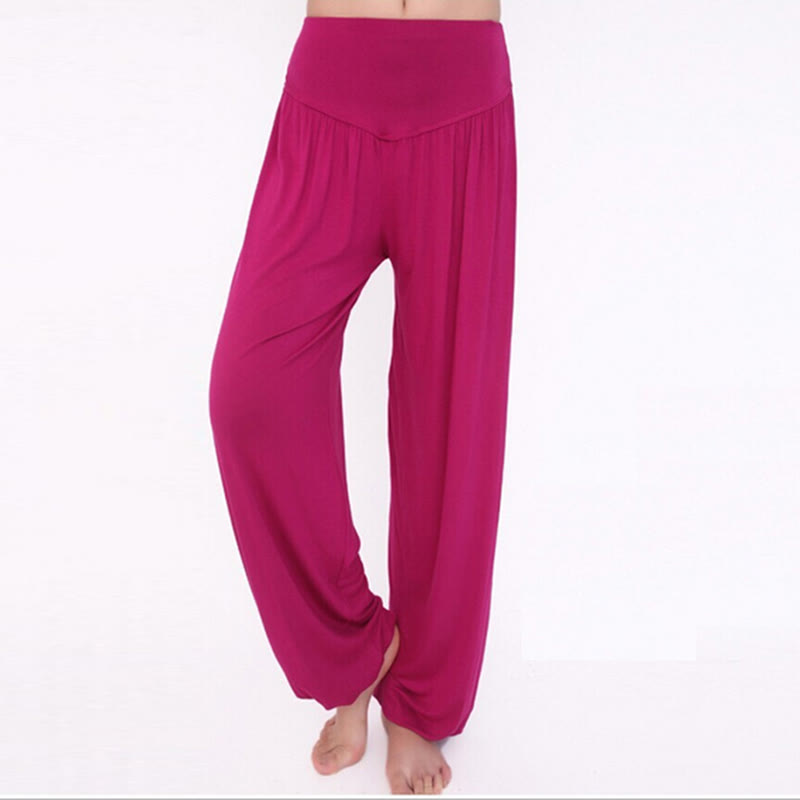 Nimara Ritual Solid Color Yoga Dance Long Harem Pants