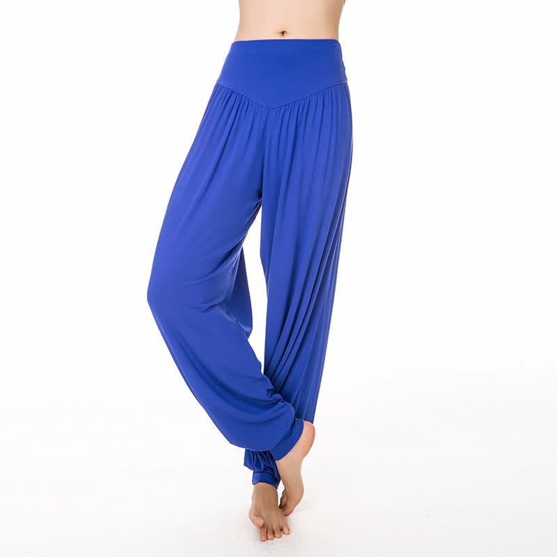 Nimara Ritual Solid Color Yoga Dance Long Harem Pants