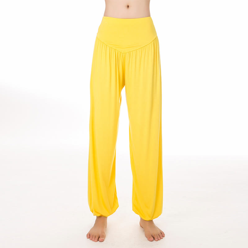 Nimara Ritual Solid Color Yoga Dance Long Harem Pants