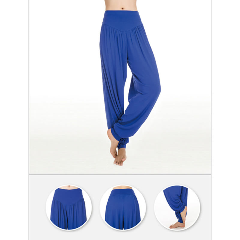 Nimara Ritual Solid Color Yoga Dance Long Harem Pants
