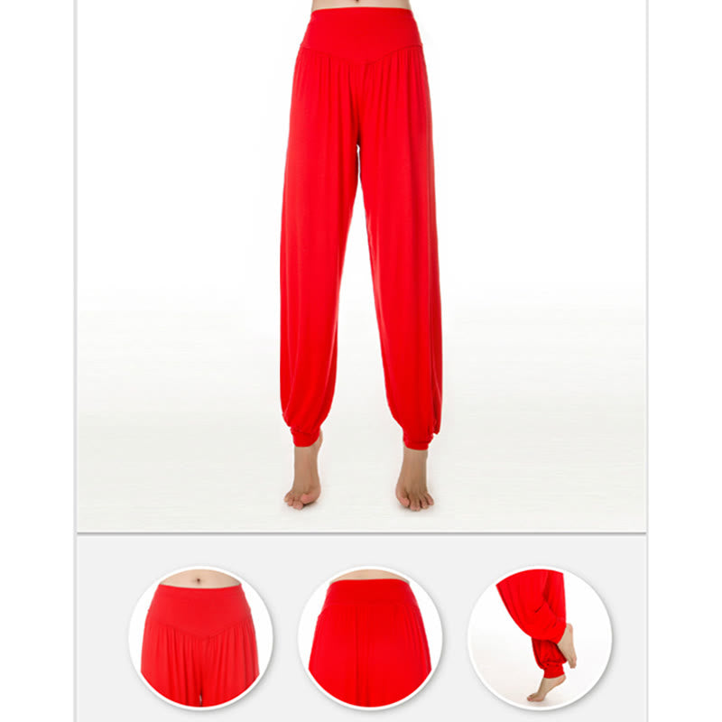 Nimara Ritual Solid Color Yoga Dance Long Harem Pants