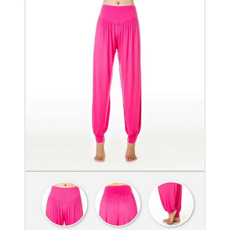 Nimara Ritual Solid Color Yoga Dance Long Harem Pants