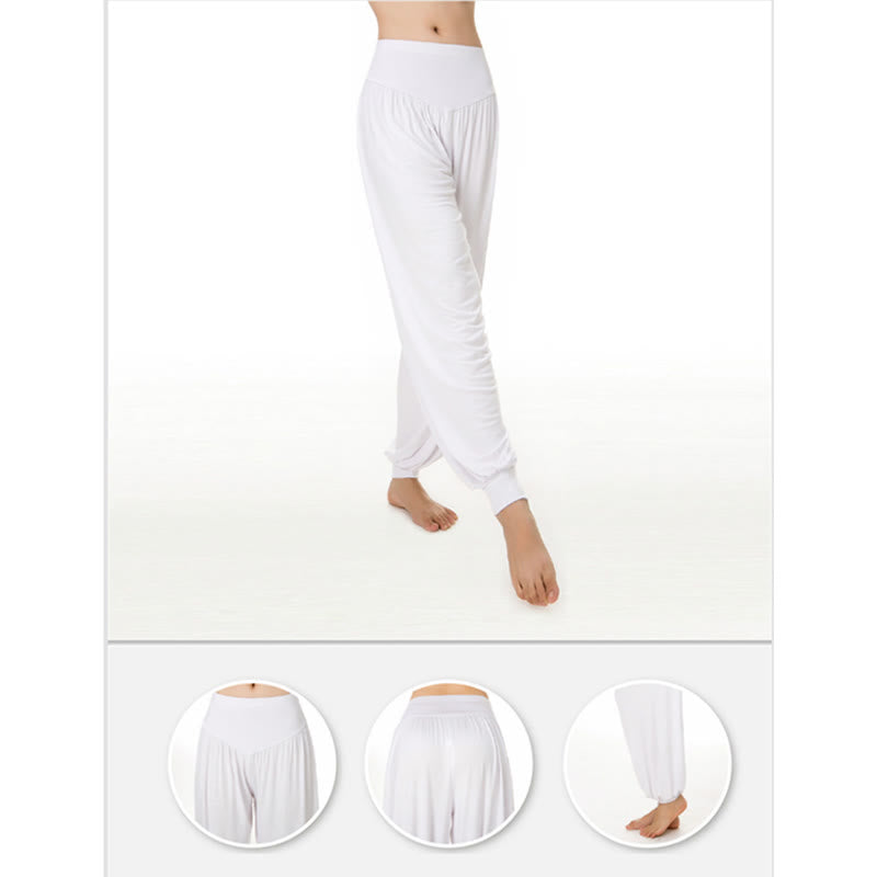 Nimara Ritual Solid Color Yoga Dance Long Harem Pants