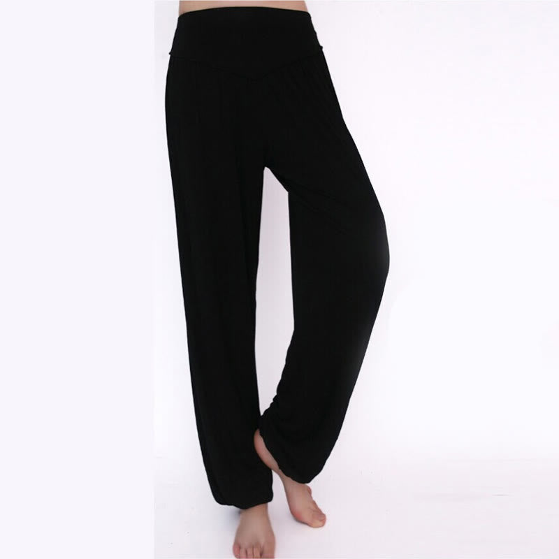 Nimara Ritual Solid Color Yoga Dance Long Harem Pants