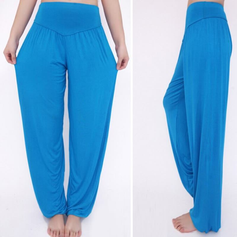Nimara Ritual Solid Color Yoga Dance Long Harem Pants