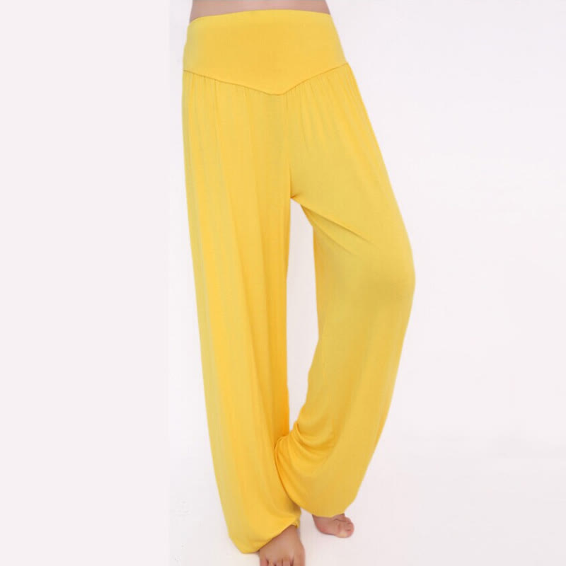 Nimara Ritual Solid Color Yoga Dance Long Harem Pants