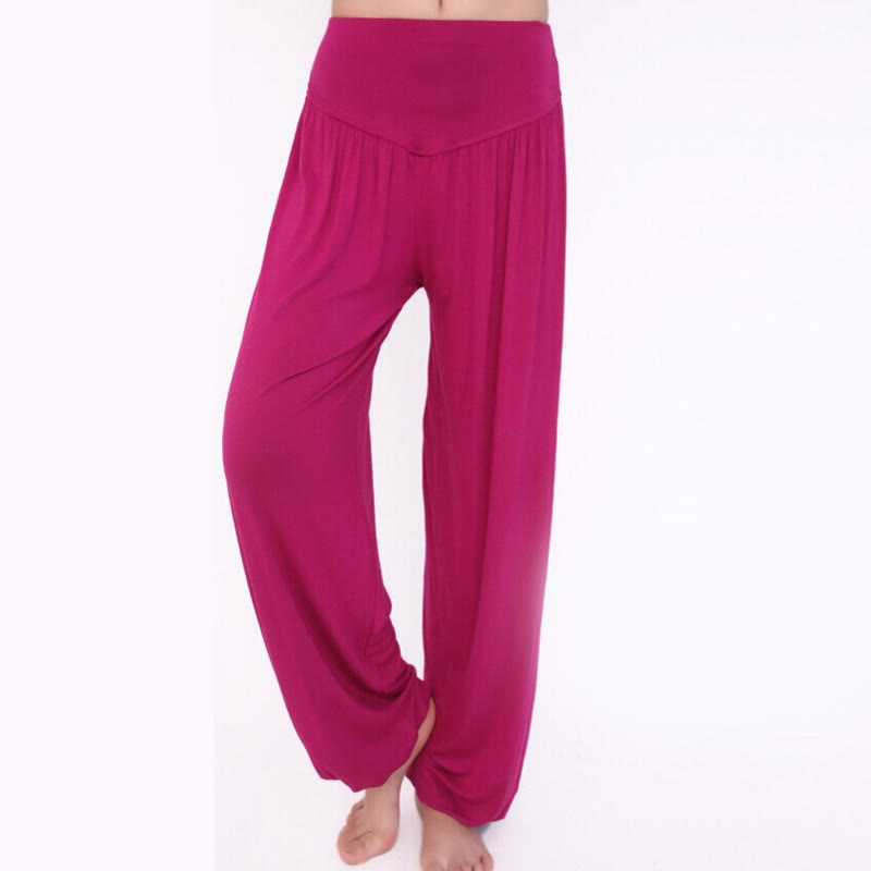 Nimara Ritual Solid Color Yoga Dance Long Harem Pants