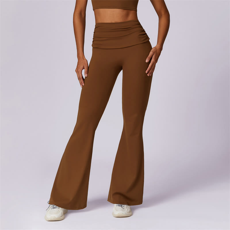 Nimara Ritual Sleeveless Backless Strap Tank Top Bra Flared Pants Sports Fitness Yoga