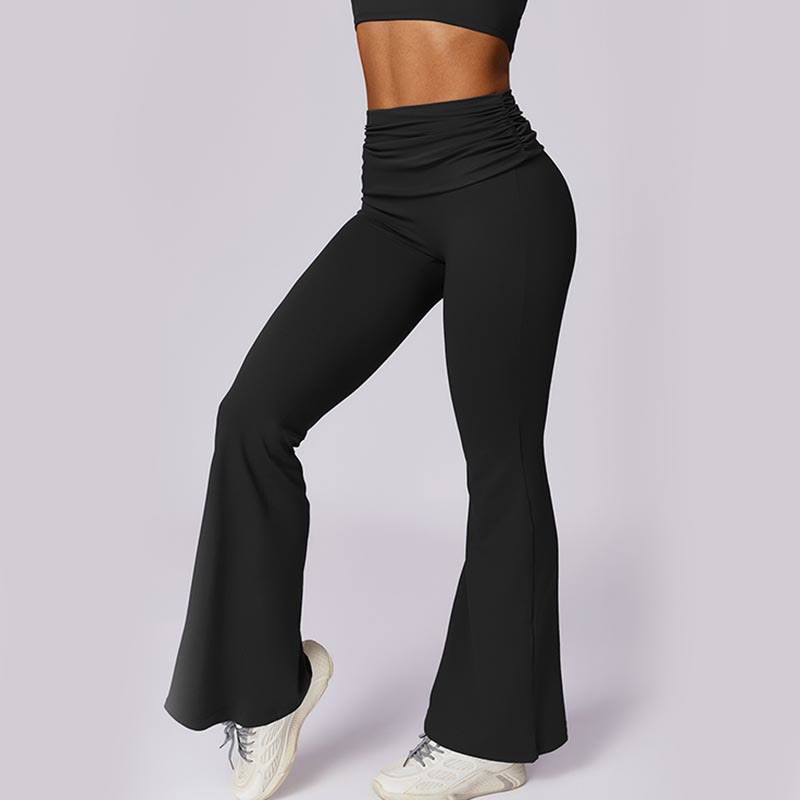 Nimara Ritual Sleeveless Backless Strap Tank Top Bra Flared Pants Sports Fitness Yoga