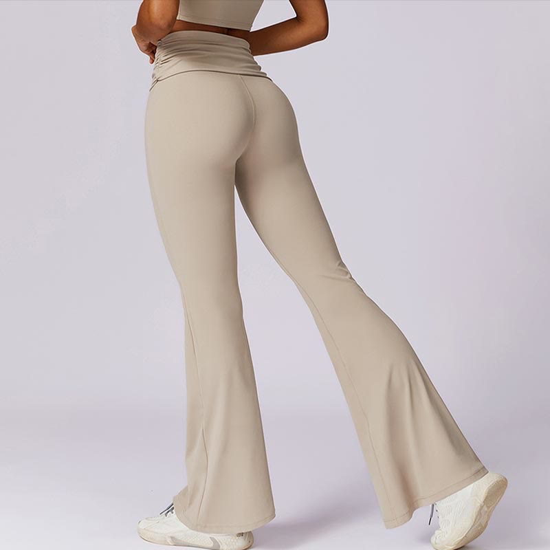 Nimara Ritual Sleeveless Backless Strap Tank Top Bra Flared Pants Sports Fitness Yoga
