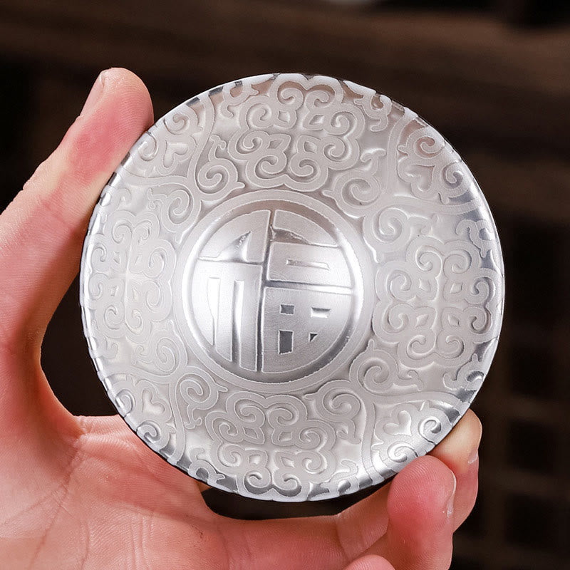 Nimara Ritual Tibet Pattern Fu Character Ceramic Teacup Kung Fu Tea Cups 55ml