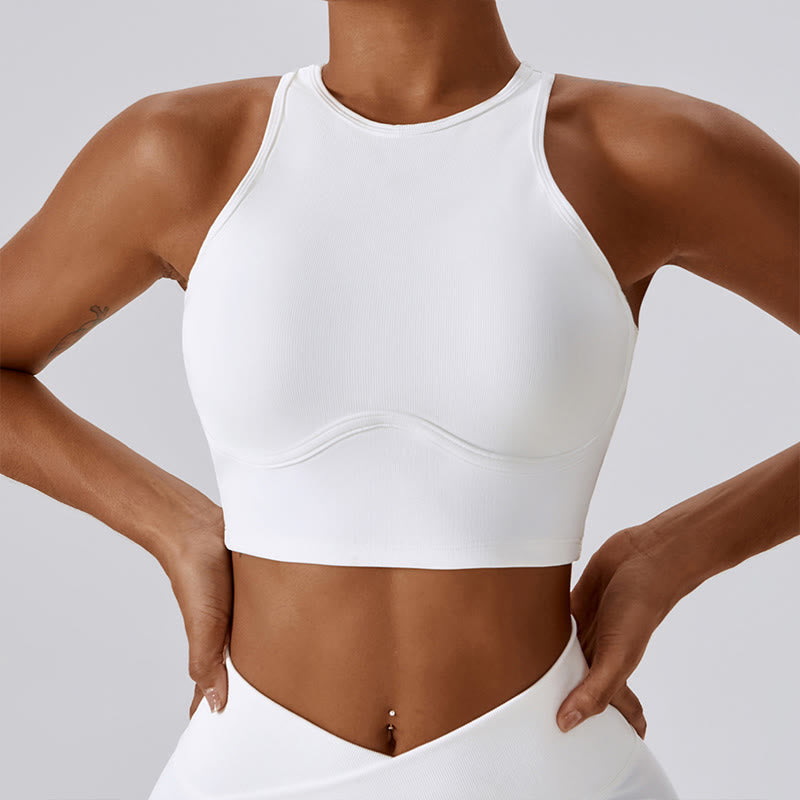 Nimara Ritual Sleeveless Crop Tank Top Flared Pants Sports Fitness Yoga