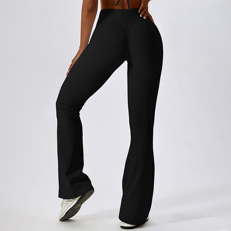 Nimara Ritual Sleeveless Crop Tank Top Flared Pants Sports Fitness Yoga