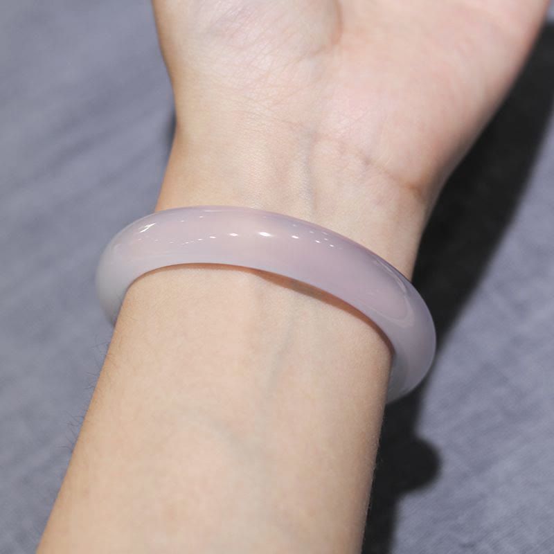 Nimara Ritual Natural Chalcedony Positive Energy Bracelet Bangle