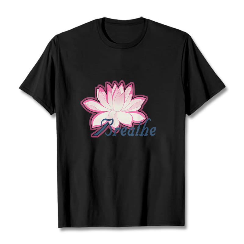 Nimara Ritual BREATHE Lotus Flower Tee T-shirt