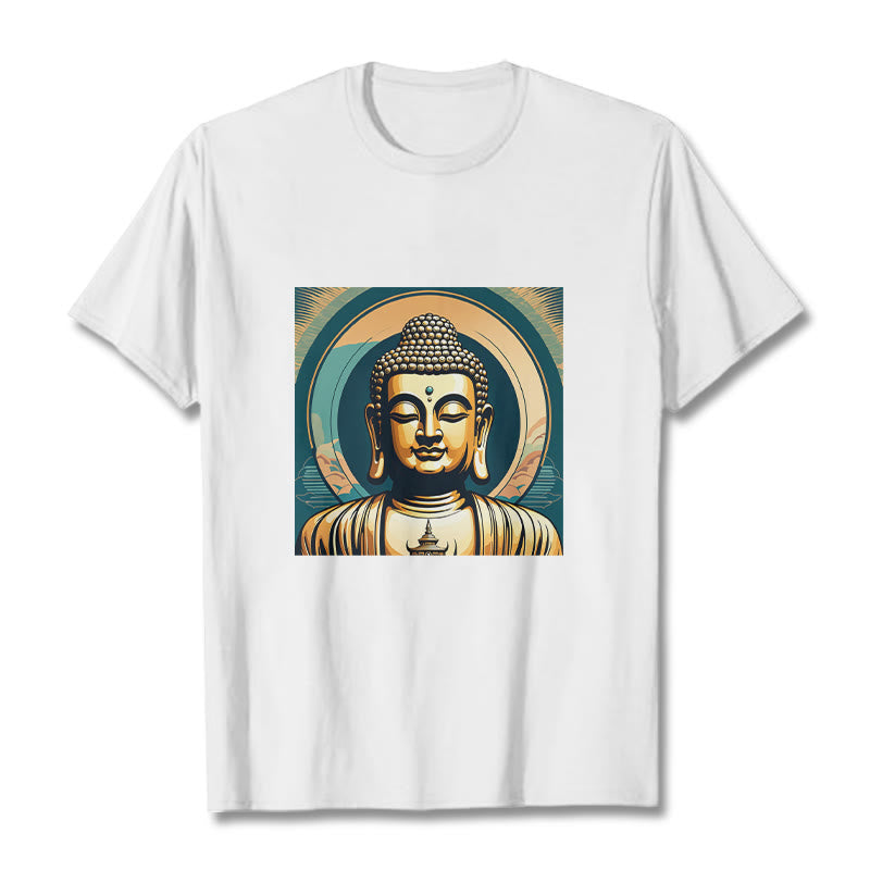 Nimara Ritual Aura Golden Buddha Tee T-shirt