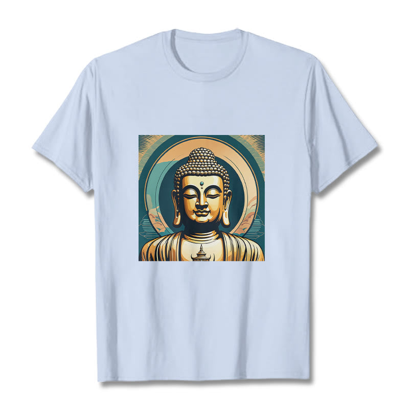 Nimara Ritual Aura Golden Buddha Tee T-shirt