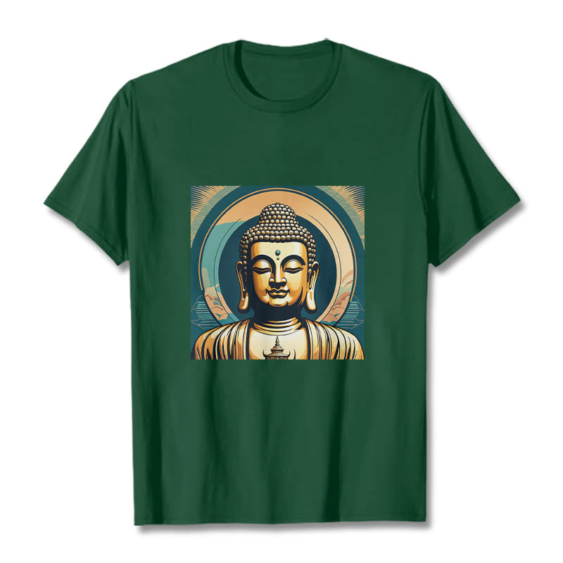 Nimara Ritual Aura Golden Buddha Tee T-shirt