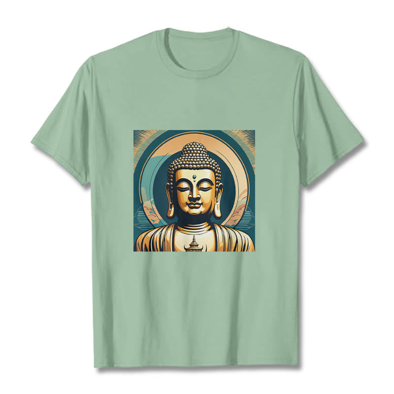 Nimara Ritual Aura Golden Buddha Tee T-shirt