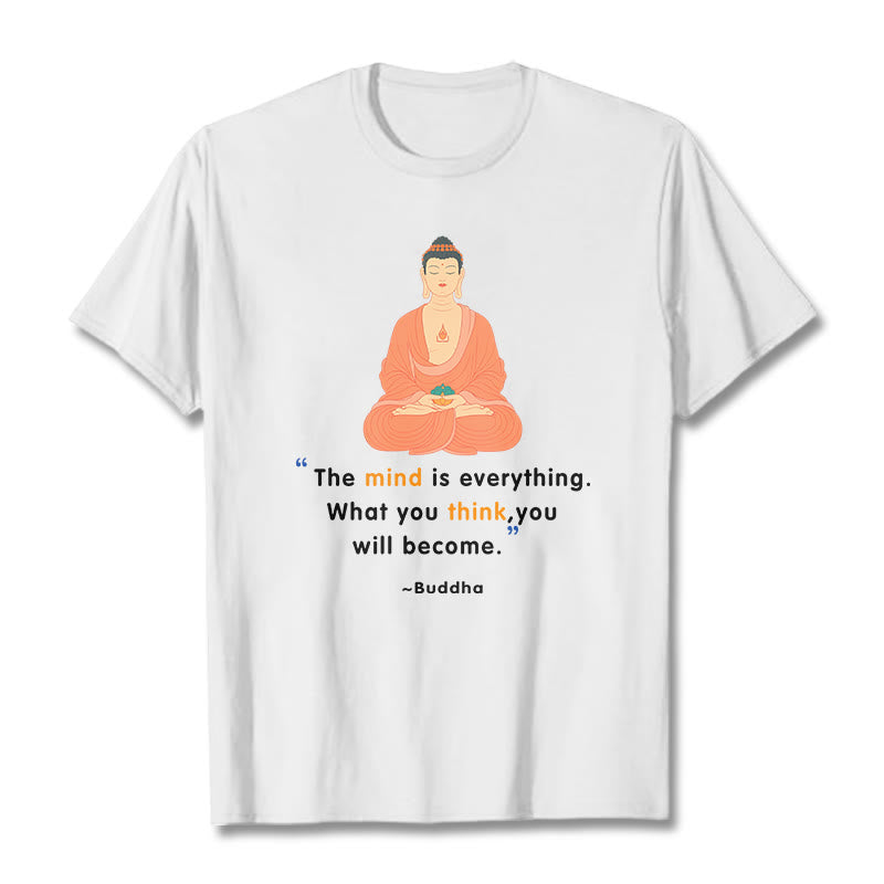 Nimara Ritual The Mind Is Everything Meditation Buddha Tee T-shirt