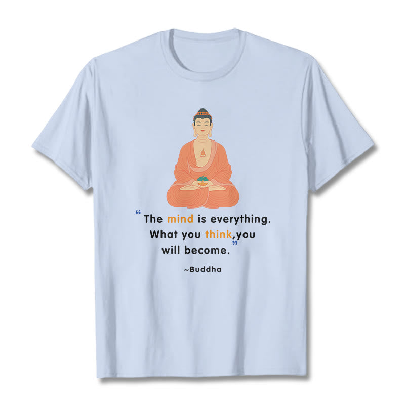 Nimara Ritual The Mind Is Everything Meditation Buddha Tee T-shirt