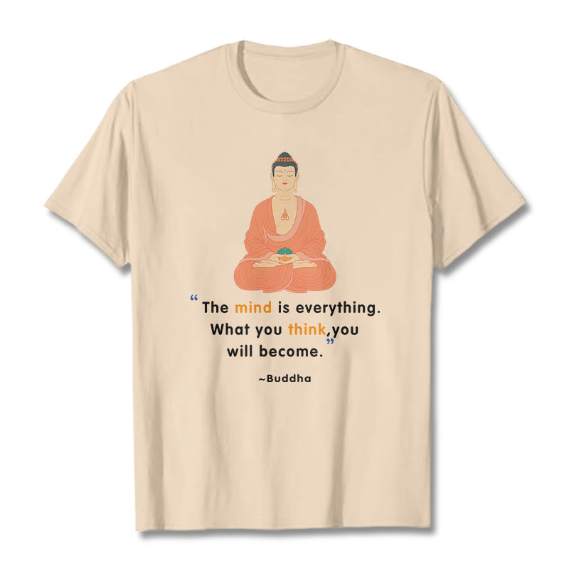 Nimara Ritual The Mind Is Everything Meditation Buddha Tee T-shirt