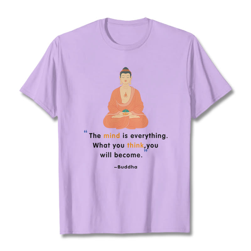 Nimara Ritual The Mind Is Everything Meditation Buddha Tee T-shirt