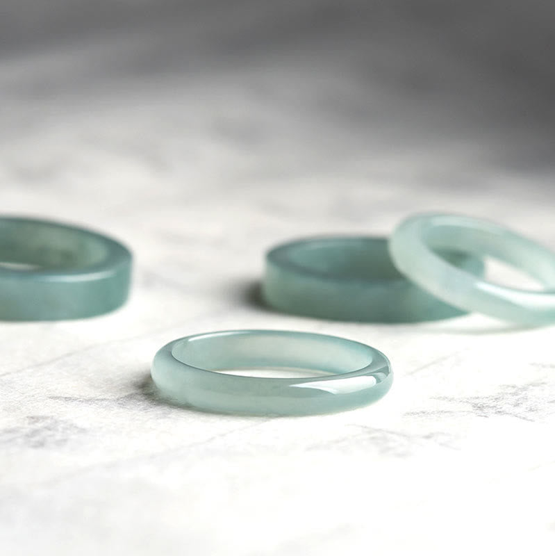 Nimara Ritual Natural Jade Prosperity Luck Ring