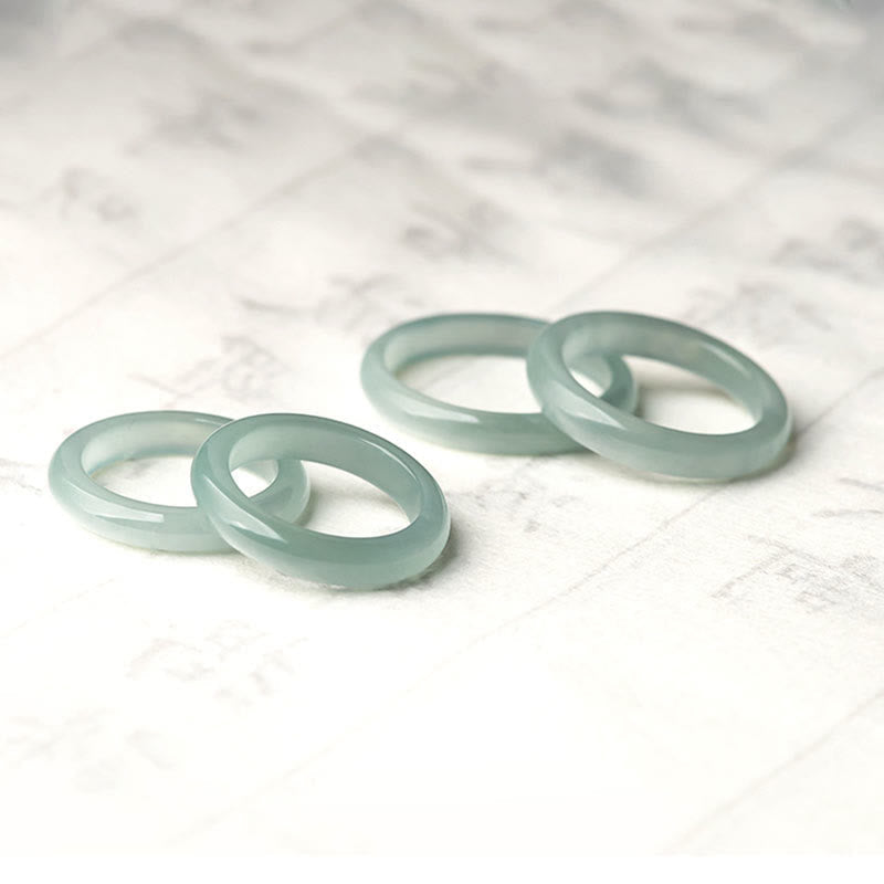 Nimara Ritual Natural Jade Prosperity Luck Ring