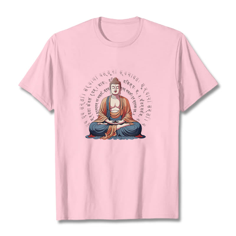 Nimara Ritual Sanskrit Heart Sutra Form Is No Other Than Emptiness Tee T-shirt