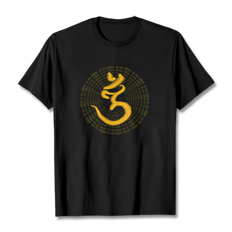 Nimara Ritual 108 OM NAMAH SHIVAYA Mantra Sanskrit Tee T-shirt