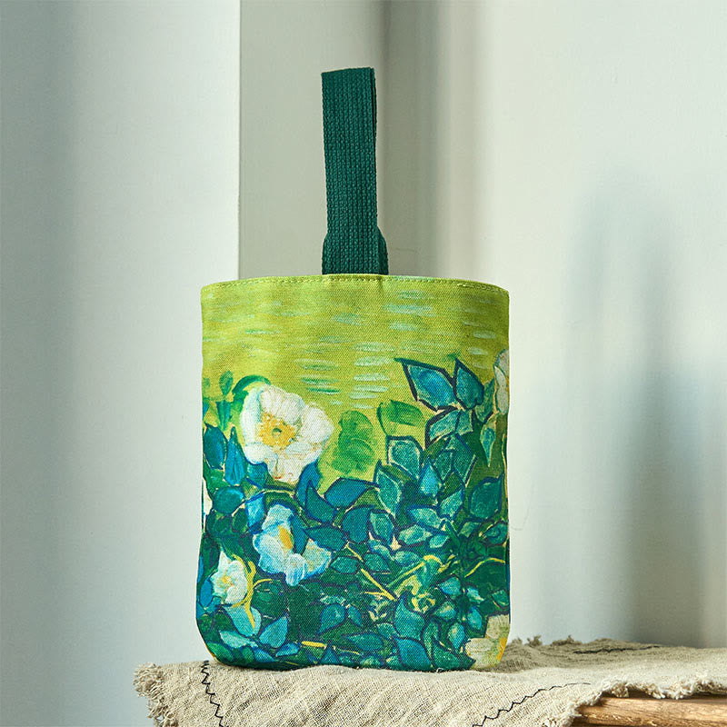 Nimara Ritual Roses Canvas Handbag