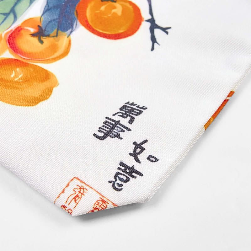 Nimara Ritual Persimmon Canvas Handbag