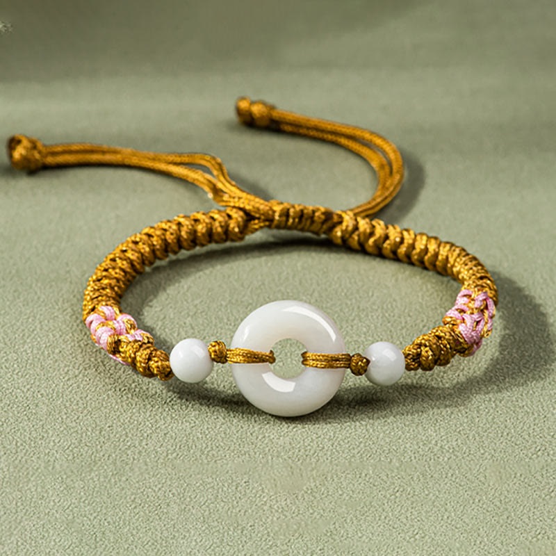 Nimara Ritual Jade Luck Abundance Red String Bracelet