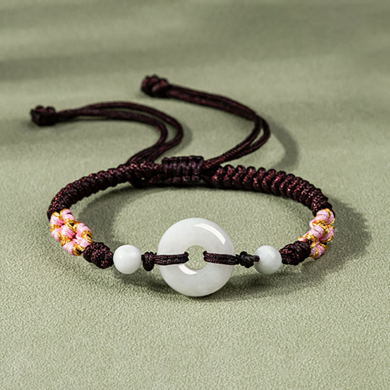 Nimara Ritual Jade Luck Abundance Red String Bracelet