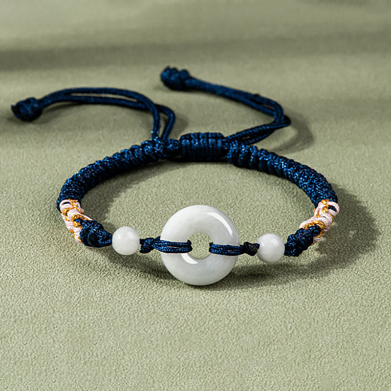 Nimara Ritual Jade Luck Abundance Red String Bracelet